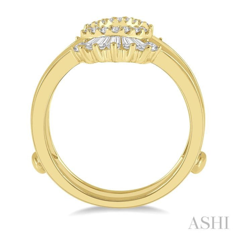 Baguette Diamond Insert Ring