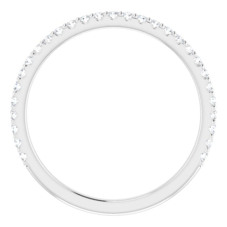 14K White 1/4 CTW Natural Diamond Anniversary Band