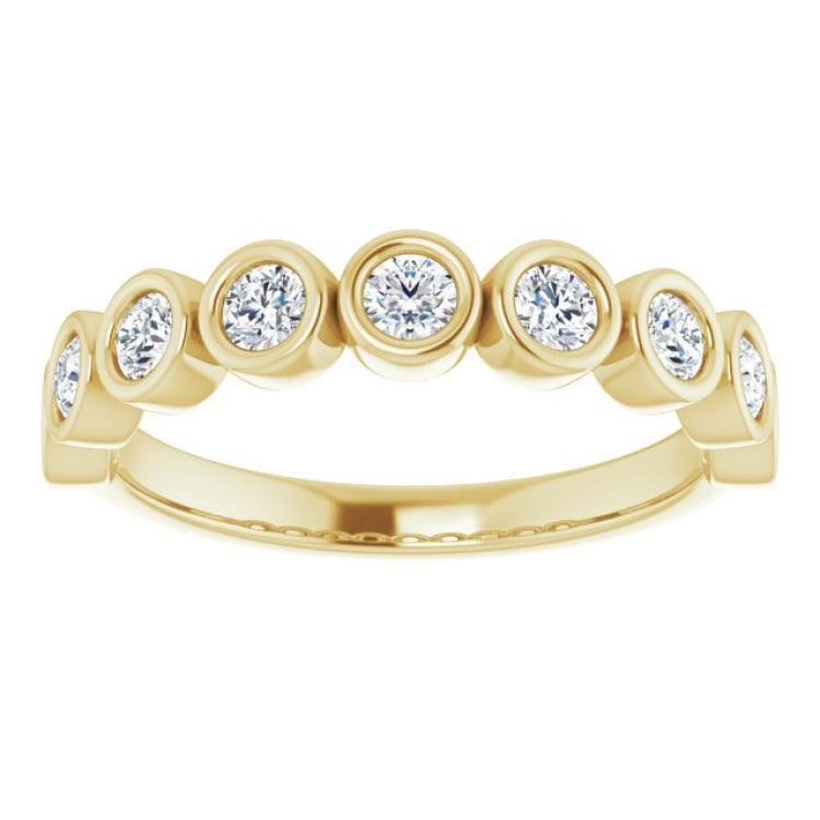 Bezel-Set Anniversary Band
