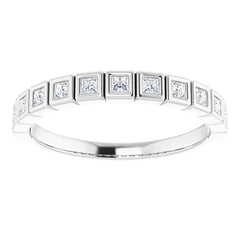 Platinum 1/3 CTW Natural Diamond Anniversary Band