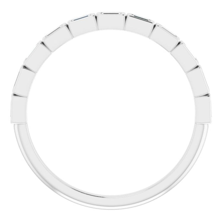 14K White 1/6 CTW Natural Diamond Anniversary Band