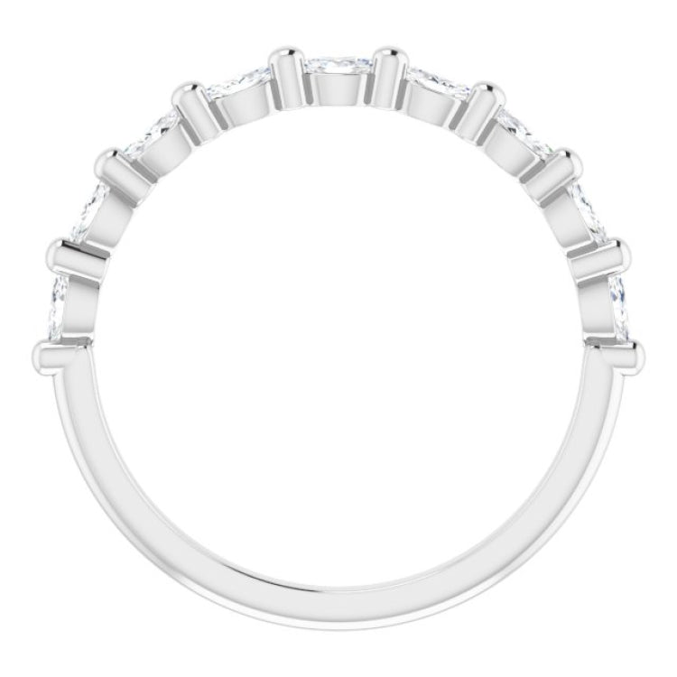 14K White 1/4 CTW Natural Diamond Anniversary Band