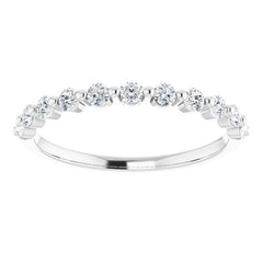 Platinum 1/3 CTW Natural Diamond Anniversary Band