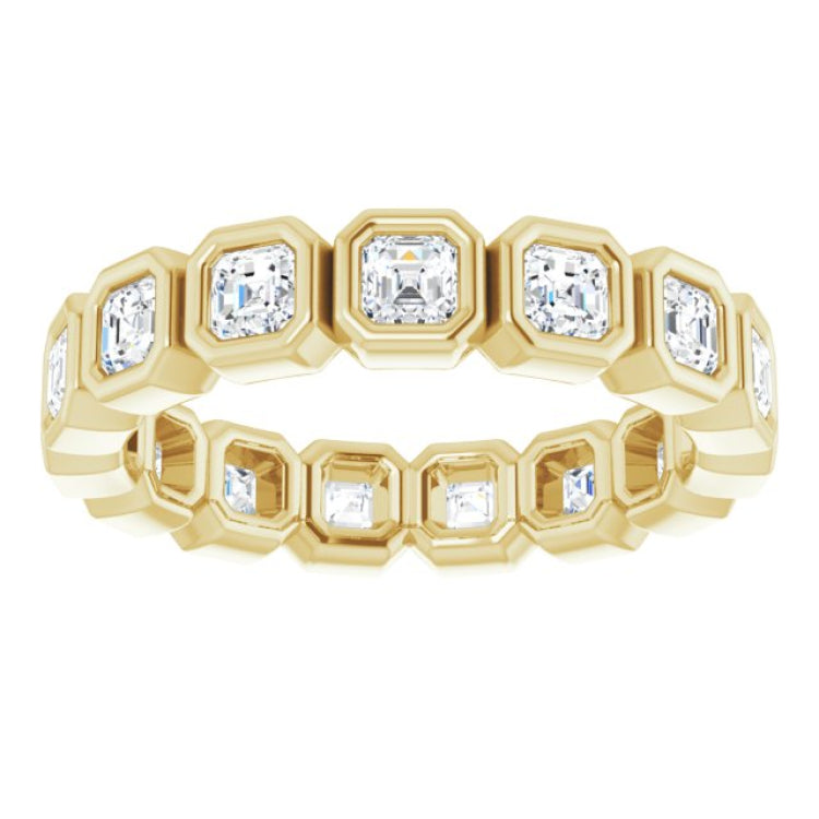 14K Yellow 1 5/8 CTW Natural Diamond Eternity Band Size 7