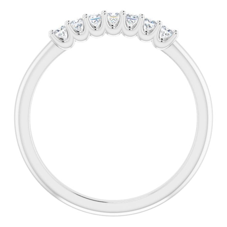 14K White 1/4 CTW Natural Diamond Anniversary Band