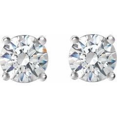 Platinum 2 CTW Natural Diamond Cocktail-Style Earrings