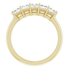 14K Yellow 1 CTW Natural Diamond Anniversary Band