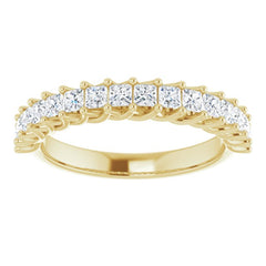 14K Yellow 3/4 CTW Natural Diamond Anniversary Band