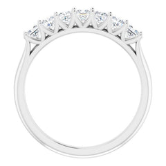 14K White 3/4 CTW Natural Diamond Anniversary Band