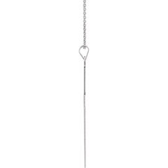 Sterling Silver 39 x 25 mm Cross 18" Necklace