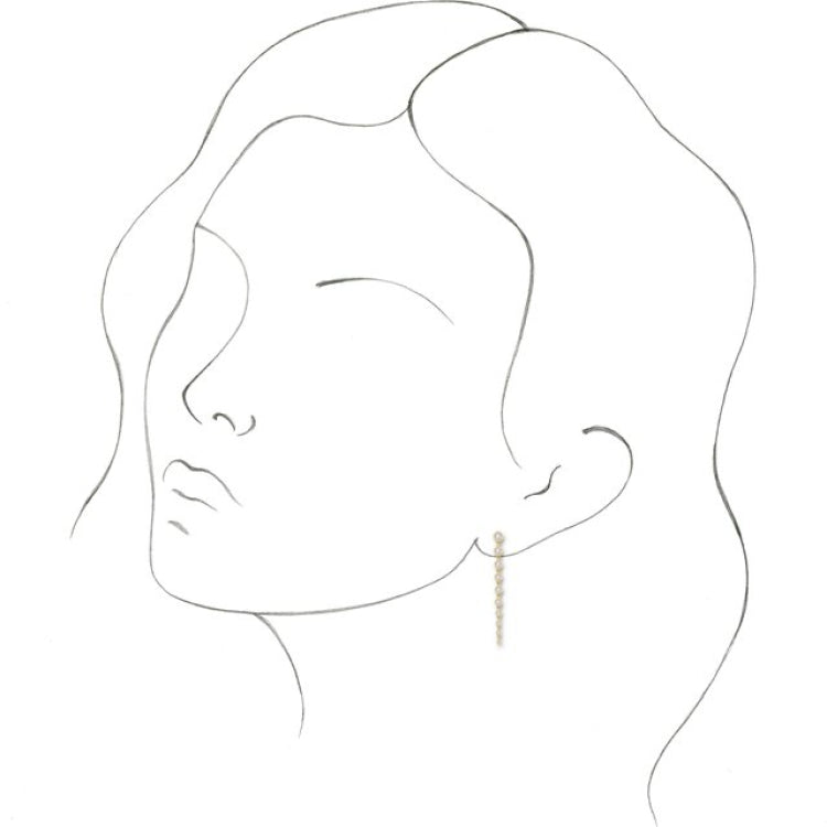 14K White 1 3/4 CTW Lab-Grown Diamond Earrings