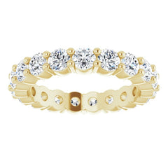 14K Yellow 1 3/4 CTW Natural Diamond Eternity Band Size 5