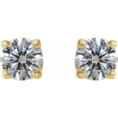 14K Yellow 1/4 CTW Natural Diamond Stud Earrings