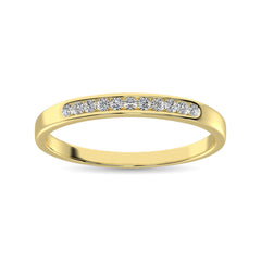 14K Yellow Gold 1/2 Ct Diamond Ladies Machine Band