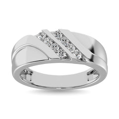 10K Rose Gold 1/3 Ct.Tw.Diamond Mens Ring