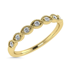 Diamond 1/10 Ct.Tw. Stack Band in 14K Yellow Gold