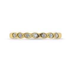 Diamond 1/10 Ct.Tw. Stack Band in 14K Yellow Gold