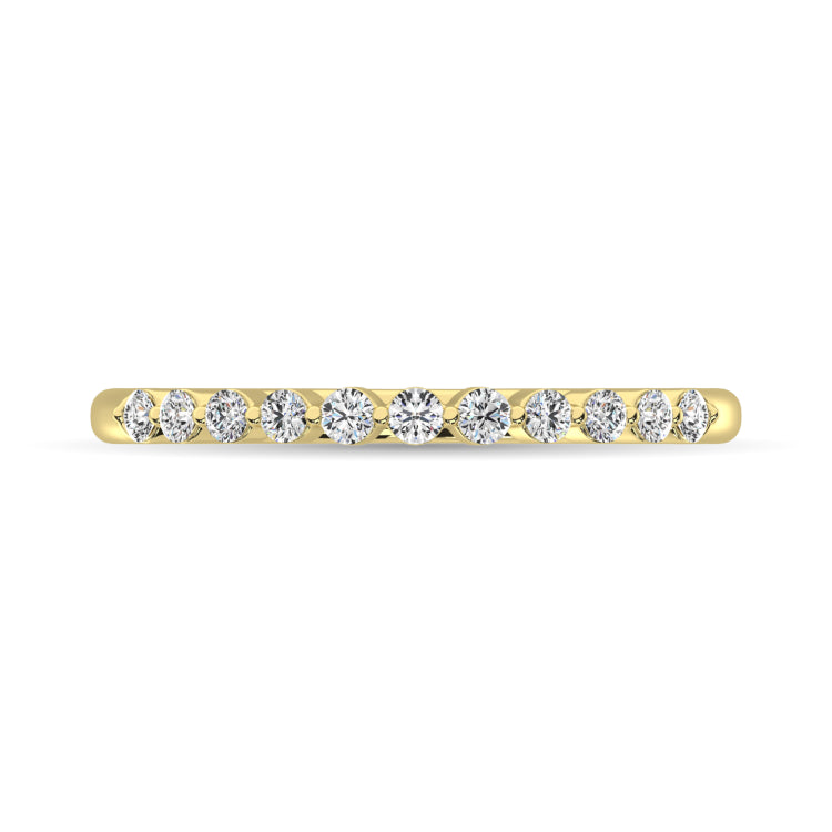Diamond 1/4 Ct.Tw. Anniversary Ring in 14K Yellow Gold