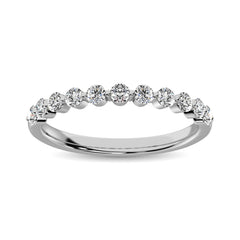 Diamond 1/2 Ct.Tw. Stack Band in 14K White Gold