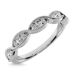 Diamond 1/5 Ct.Tw. Stack Band in 14K White Gold