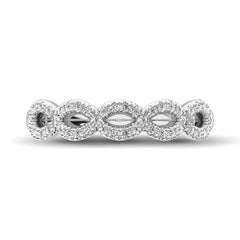 Diamond 1/4 Ct.Tw. Stack Band in 14K White Gold