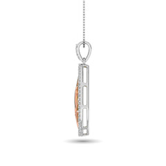 Diamond 1/4 Ct.Tw. Fashion Pendant in 10K Rose Gold