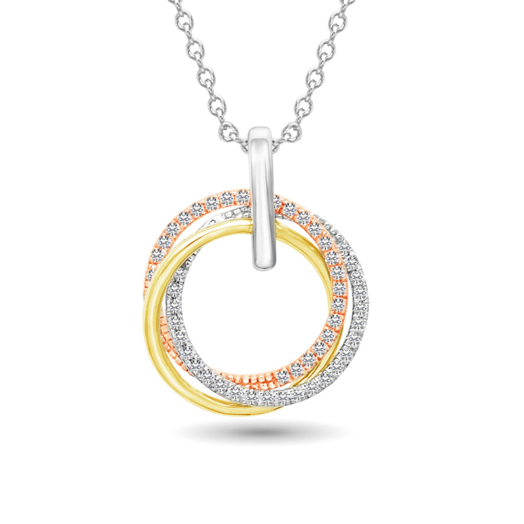 Diamond 1/6 Ct.Tw. Fashion Pendant in 10K White Gold