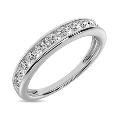 Channel Set Diamond 1/3 Ctw Anniversary Band