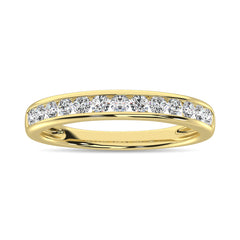 Channel Set Diamond 3/4 Ctw Anniversary Band