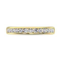 Channel Set Diamond 3/4 Ctw Anniversary Band