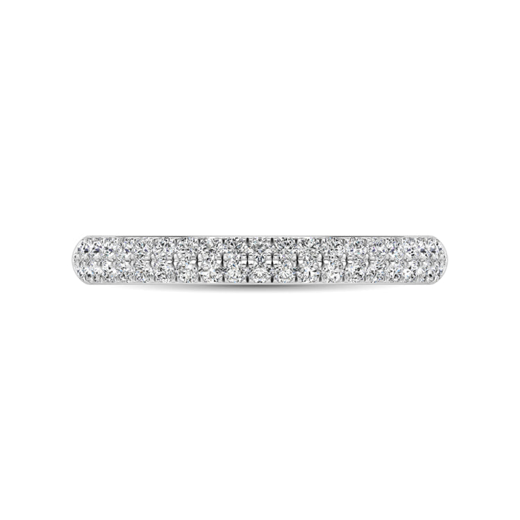 Diamond 1/3 Ct.Tw. Pave Band in 14K White Gold