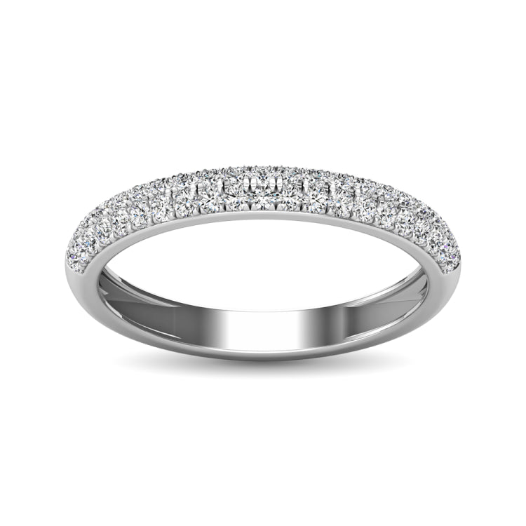 Diamond 1/3 Ct.Tw. Pave Band in 14K White Gold