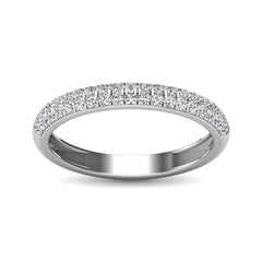 Diamond 1/3 Ct.Tw. Pave Band in 14K White Gold