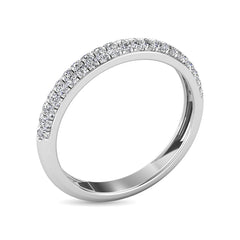 Diamond 1/3 Ct.Tw. Pave Band in 14K White Gold