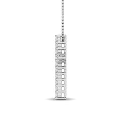 Diamond 2/7 Ct.Tw. Cross Pendant in 14K White Gold