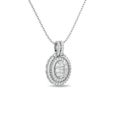 Diamond 1 ct tw Fashion Pendant in 14K White Gold