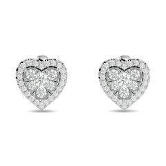 Diamond 1 ct tw Stud Earrings in 14K White Gold