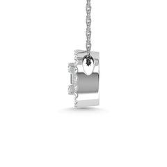 Diamond 1/3 Ct.Tw. Round Fashion Pendant in 14K White Gold