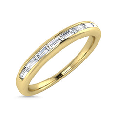 Diamond 1/4 Ct.Tw. Baguette Cut Anniversary Band in 14K Yellow Gold