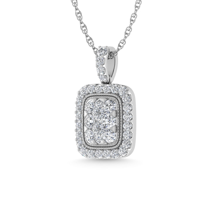 Diamond 7/8 Ct.Tw. Fashion Pendant in 14K White Gold