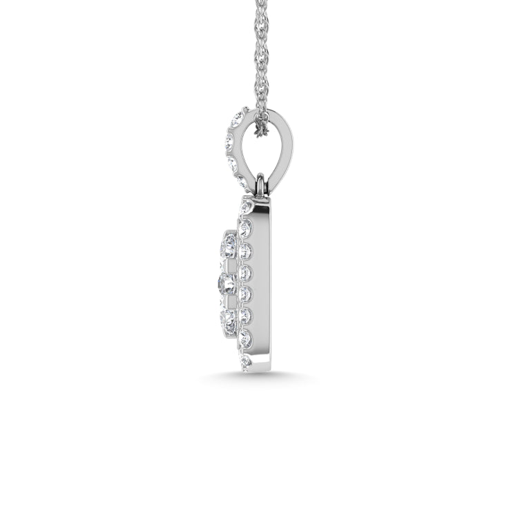 Diamond 7/8 Ct.Tw. Fashion Pendant in 14K White Gold