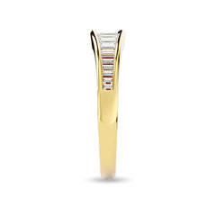 Diamond 3/8 Ct.Tw. Ladies Wedding Band in 14K Yellow Gold