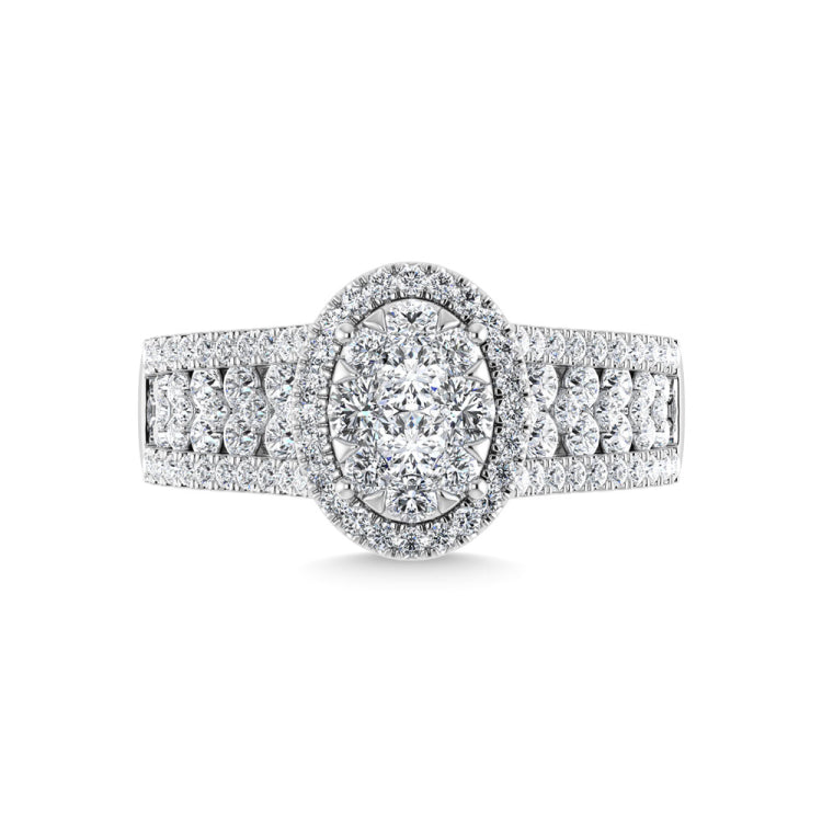 Diamond  1 1/3 Ct.Tw. Engagement Ring in 14K White Gold