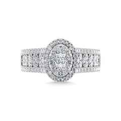 Diamond  1 1/3 Ct.Tw. Engagement Ring in 14K White Gold