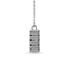 10KT WHITE GOLD 1/6CT TW DIAMOND PENDANT