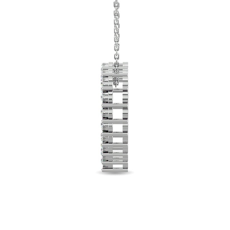 Diamond 1/6 Ct.Tw. Heart Pendant in Sterling Silver