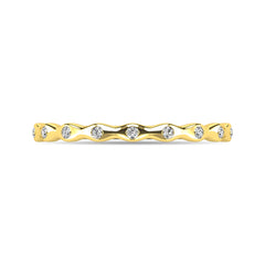 Diamond 1/10 ct tw Stackable Ring in 10K Yellow Gold
