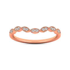 Diamond 1/20 ct tw Stackable Ring in 10K Rose Gold