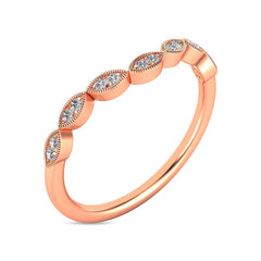 Diamond 1/20 ct tw Stackable Ring in 10K Rose Gold