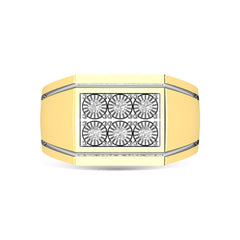 Diamond 1/4 Ct.Tw. Mens Fashion Ring in 10K Yellow Gold
